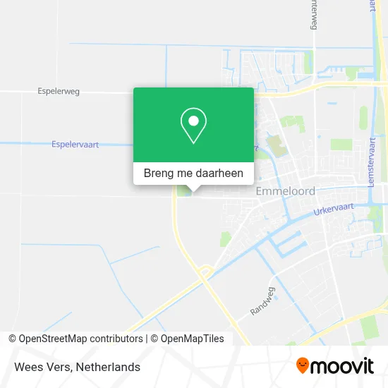 Wees Vers kaart