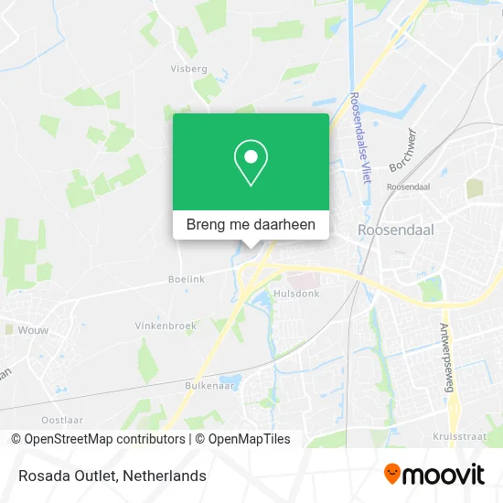 Rosada Outlet kaart