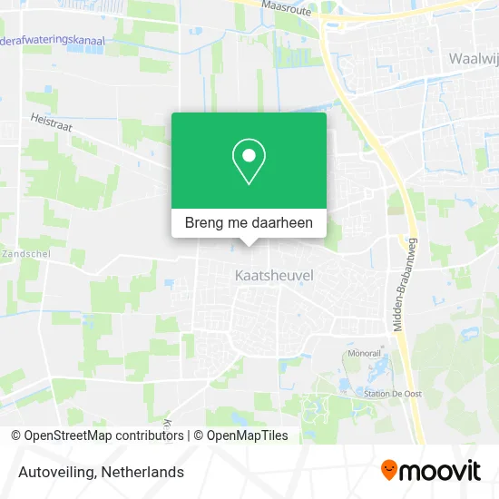 Autoveiling kaart