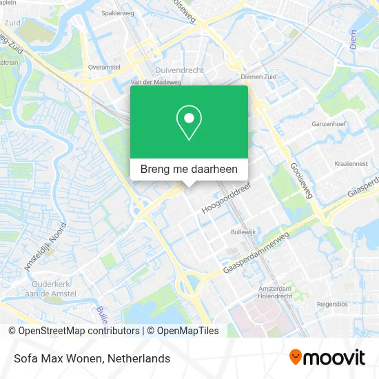 Sofa Max Wonen kaart