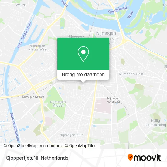 Sjoppertjes.Nl kaart