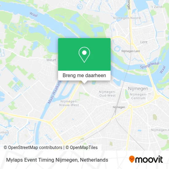 Mylaps Event Timing Nijmegen kaart