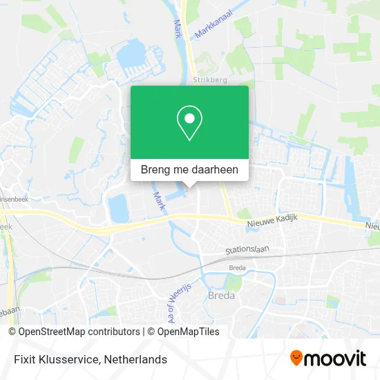 Fixit Klusservice kaart