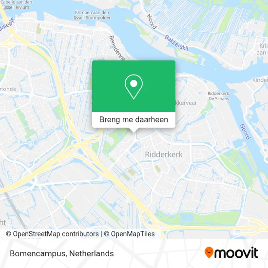 Bomencampus kaart