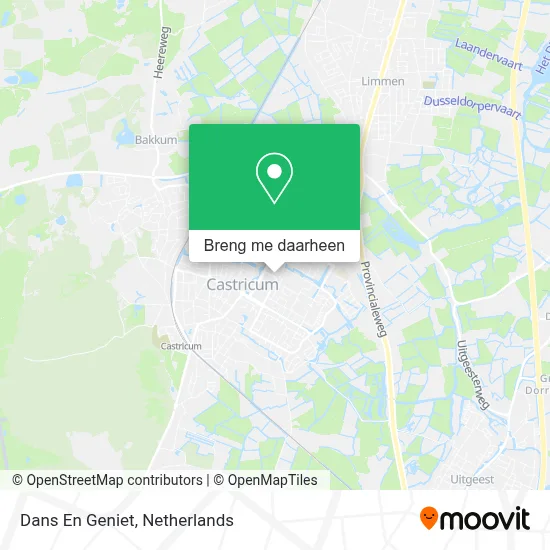 Dans En Geniet kaart