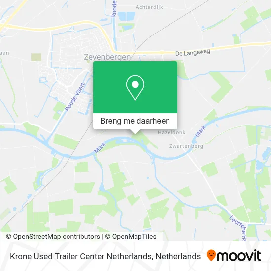 Krone Used Trailer Center Netherlands kaart