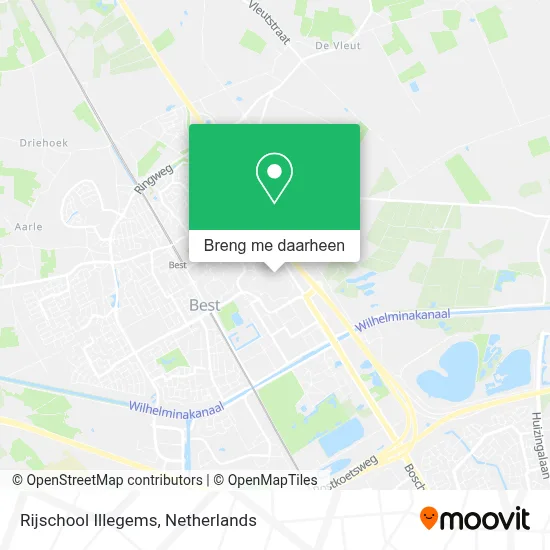 Rijschool Illegems kaart