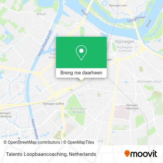 Talento Loopbaancoaching kaart