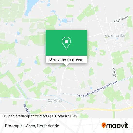 Droomplek Gees kaart