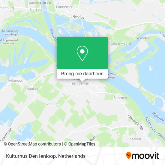 Kulturhus Den Ienloop kaart