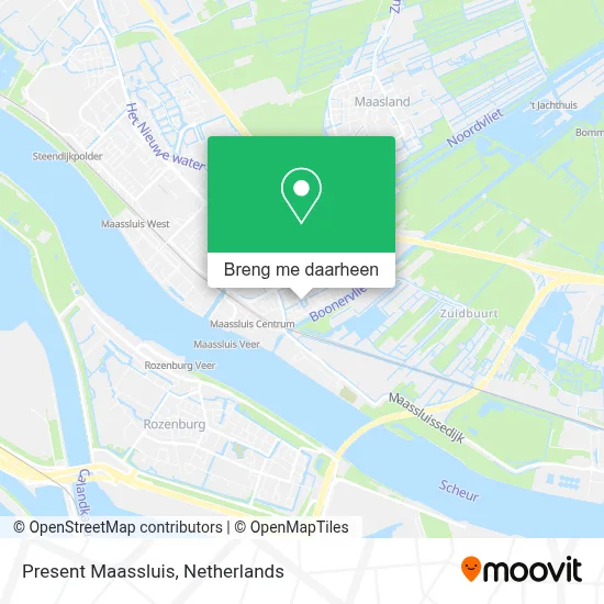 Present Maassluis kaart