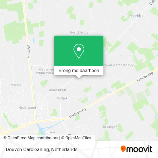 Douven Carcleaning kaart