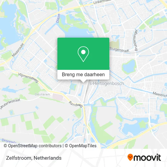 Zelfstroom kaart