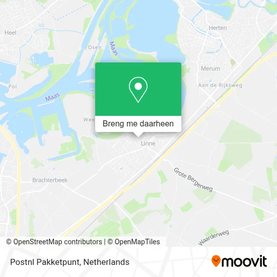 Postnl Pakketpunt kaart