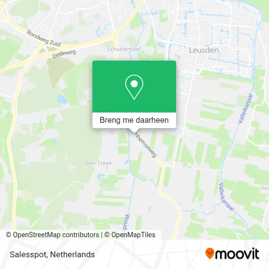 Salesspot kaart