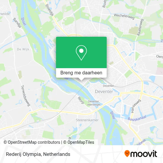 Rederij Olympia kaart