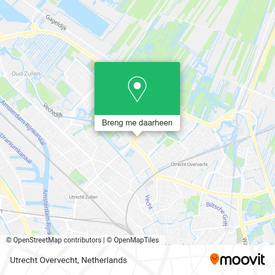 Utrecht Overvecht kaart