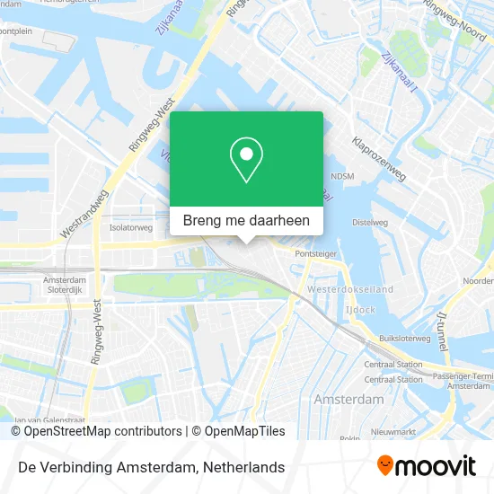 De Verbinding Amsterdam kaart