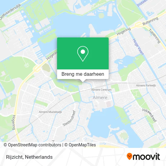 Rijzicht kaart