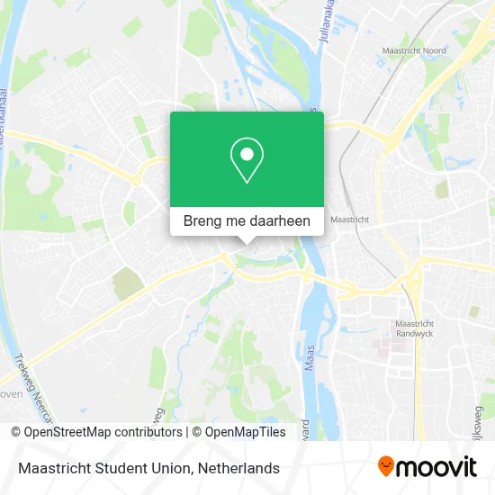 Maastricht Student Union kaart