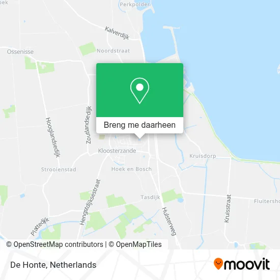 De Honte kaart