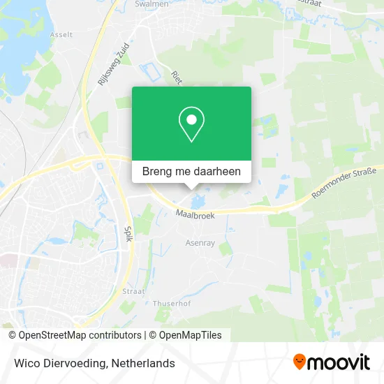 Wico Diervoeding kaart
