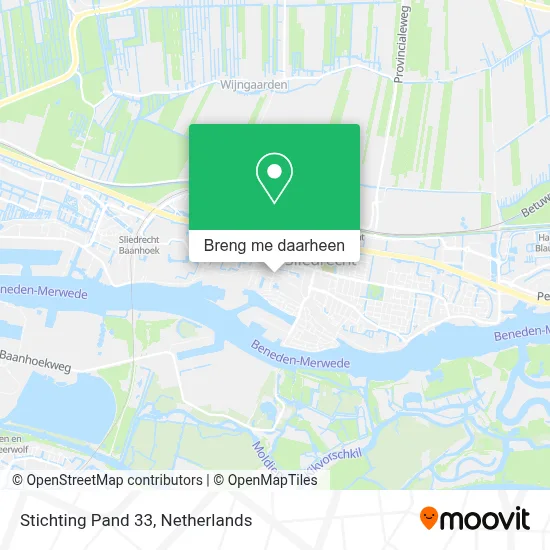 Stichting Pand 33 kaart