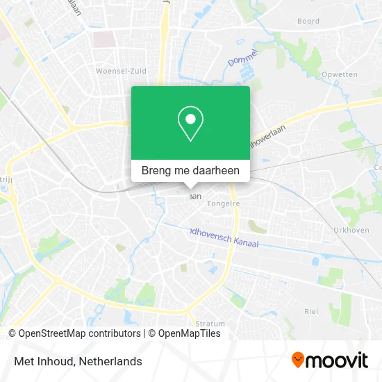 Met Inhoud kaart