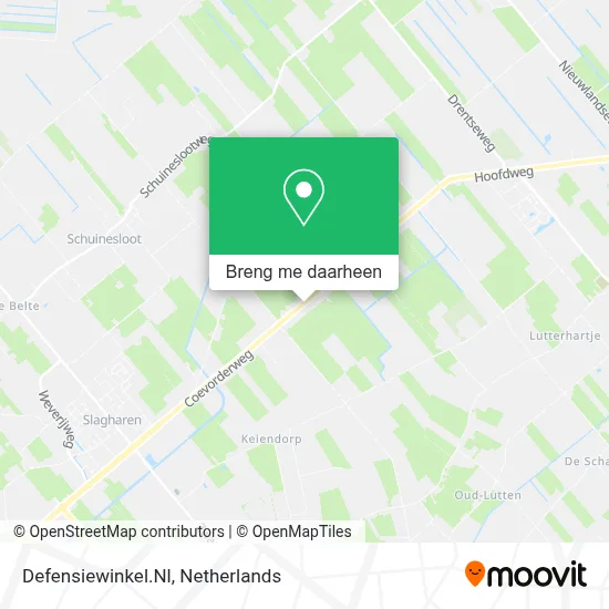 Defensiewinkel.Nl kaart