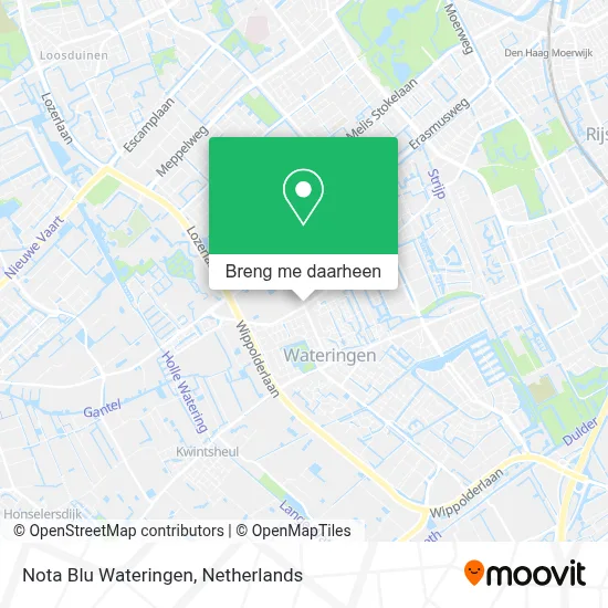 Nota Blu Wateringen kaart