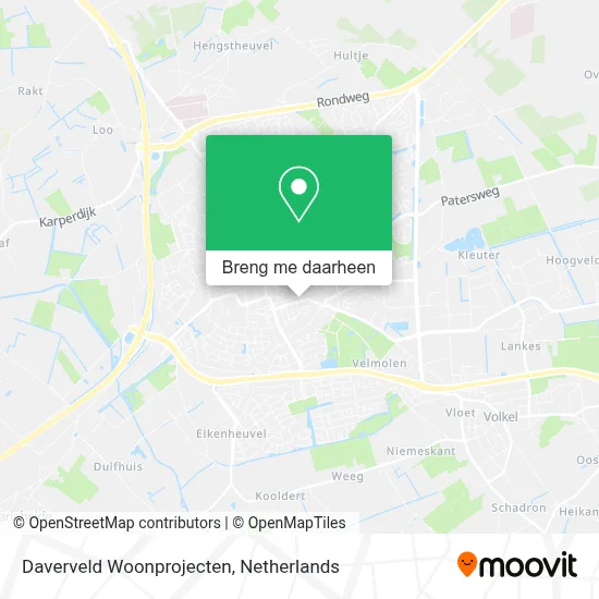 Daverveld Woonprojecten kaart