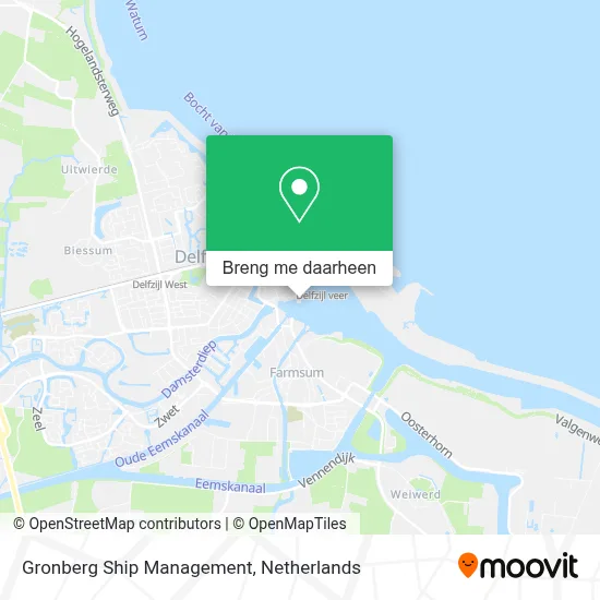 Gronberg Ship Management kaart