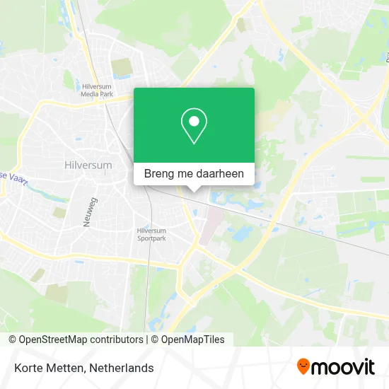 Korte Metten kaart