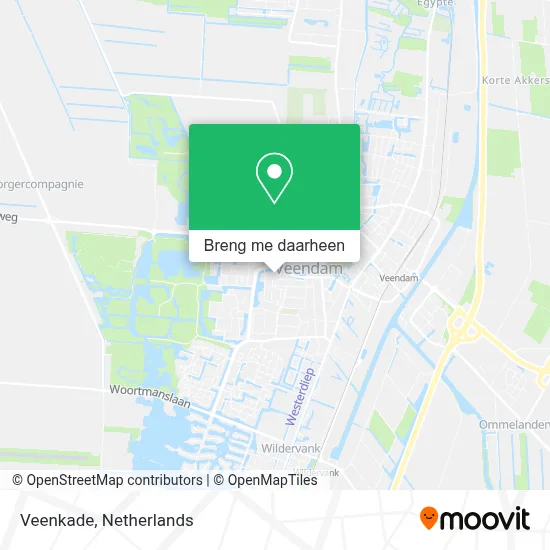 Veenkade kaart