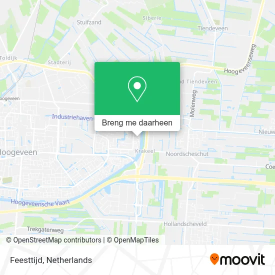Feesttijd kaart