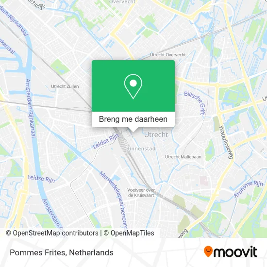 Pommes Frites kaart