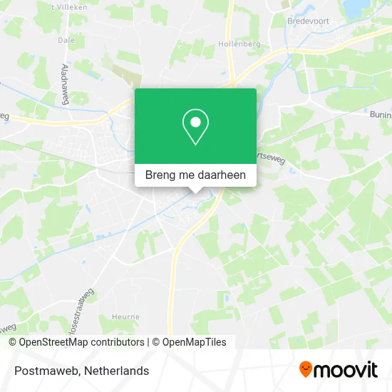 Postmaweb kaart
