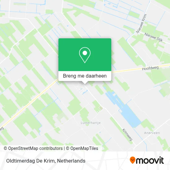Oldtimerdag De Krim kaart