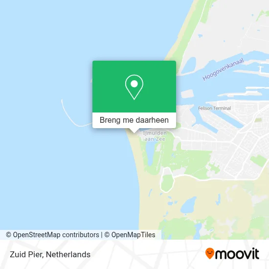 Zuid Pier kaart
