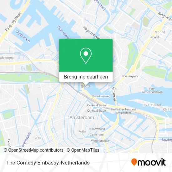 The Comedy Embassy kaart