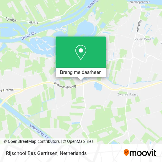 Rijschool Bas Gerritsen kaart