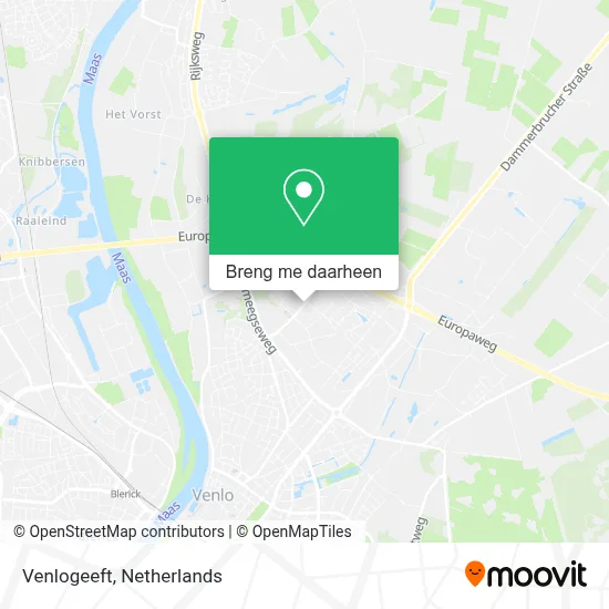 Venlogeeft kaart