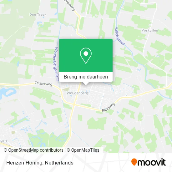 Henzen Honing kaart