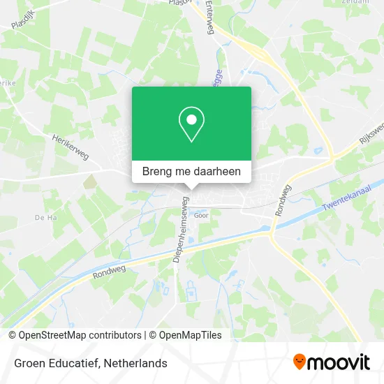 Groen Educatief kaart