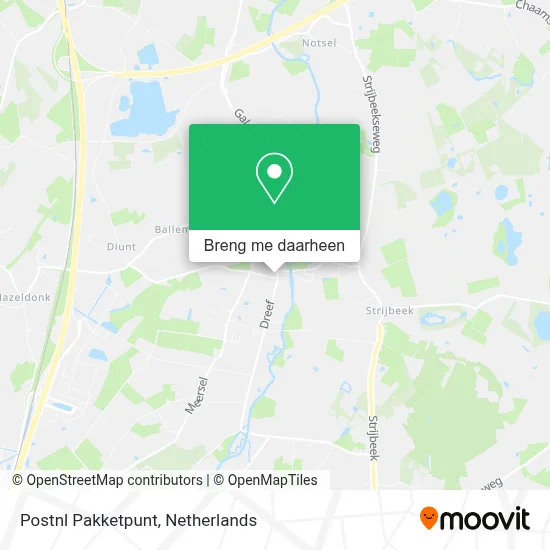 Postnl Pakketpunt kaart