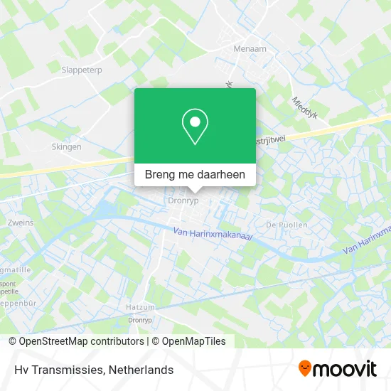 Hv Transmissies kaart