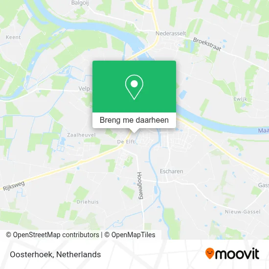 Oosterhoek kaart