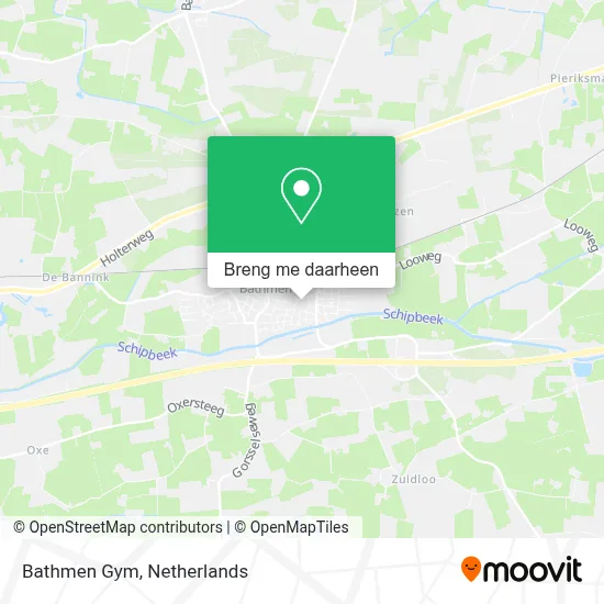 Bathmen Gym kaart