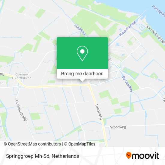 Springgroep Mh-Sd kaart