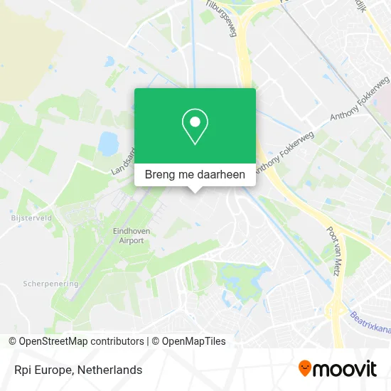 Rpi Europe kaart
